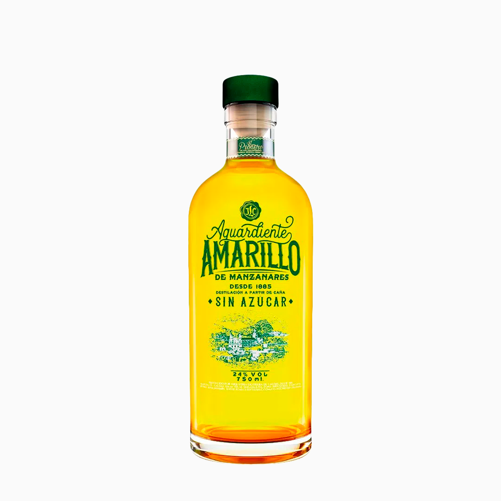 AGUARDIENTE AMARILLO SIN AZÚCAR 750ml